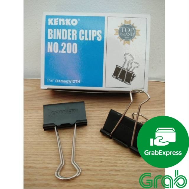 

Penjepit kertas / clip murah Binder clip 200 per lusin