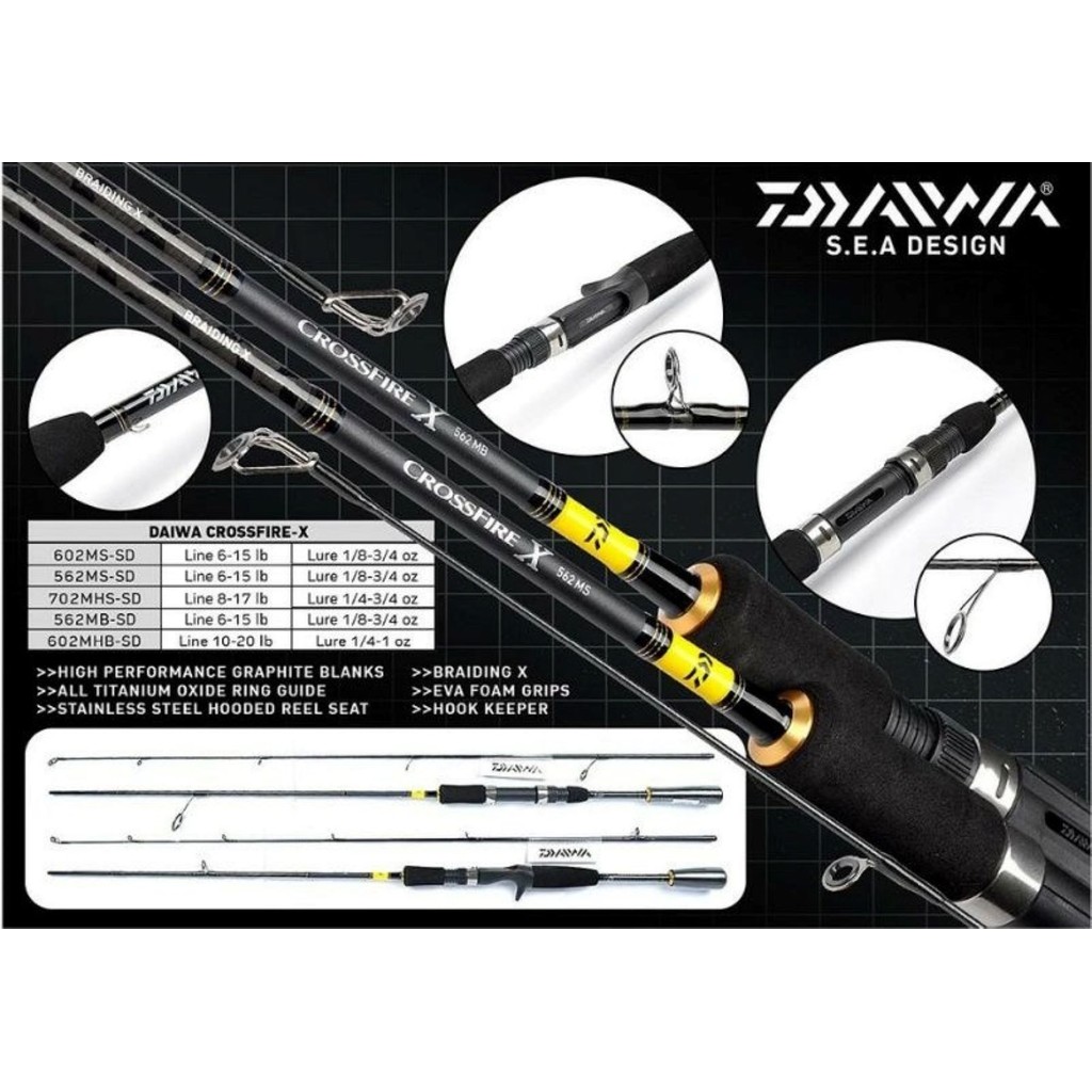 JORAN DAIWA CROSSFIRE X 562 702 | JORAN PANCING UNGGUL