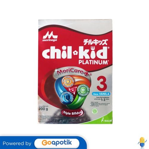 

Chil Kid Platinum Moricare+ 3 Usia 1-3 Tahun 200 Gram Box