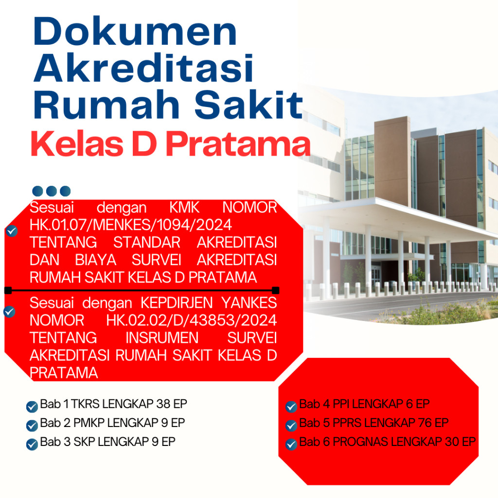 TEMPLATE Akreditasi Rumah Sakit KELAS D Pratama