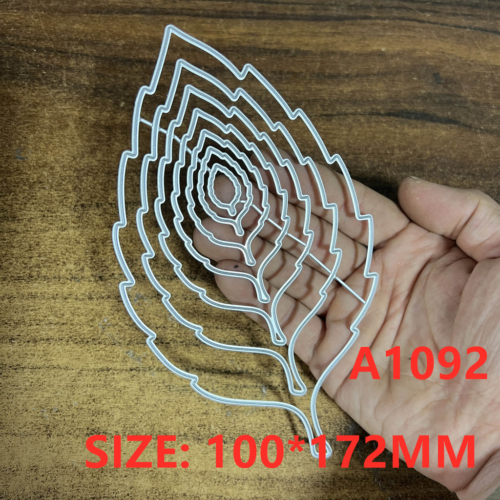 

7pcs Leaves Metal Cutting Dies Decorative DIY Scrapbooking Steel Craft Diecut Embossing Paper Cards Stencils