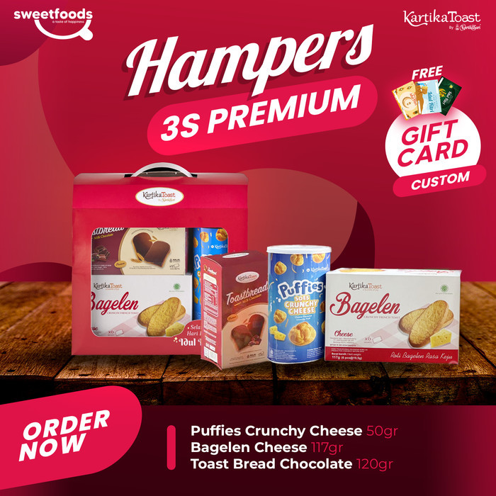 Parsel Ramadan Hampers Premium 3S Kartika Toast by Kartika Sari