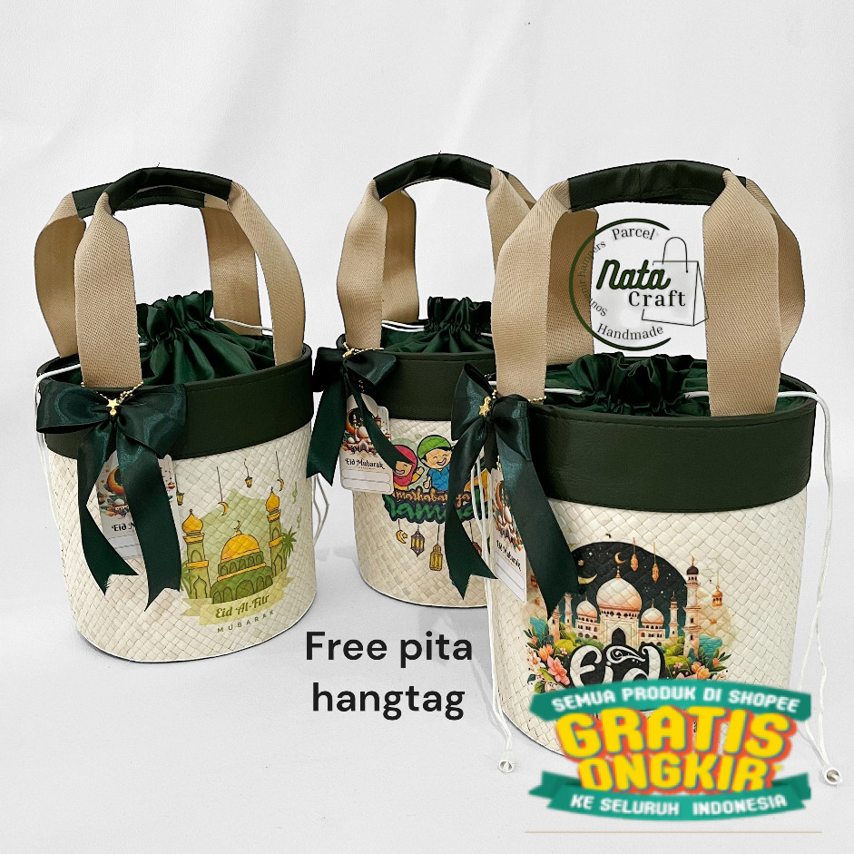 

Natacraft-Tas Hampers Anyaman Edisi Lebaran Ramadhan/ keluarga oleh oleh