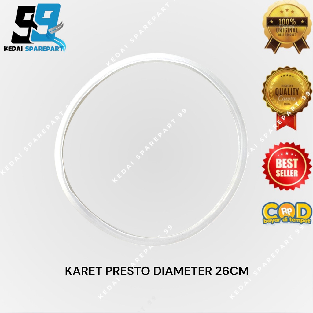 KARET PRESTO 26CM | KARET PRESTO 10 LITER 26 CM