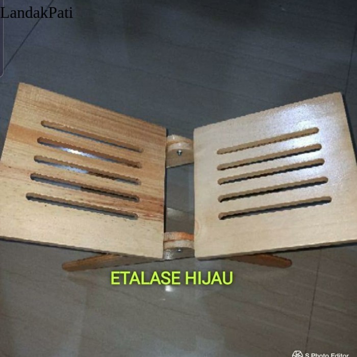 Baru Meja Alquran Rekal Kayu Belajar Anak Lipat Murah Meriah