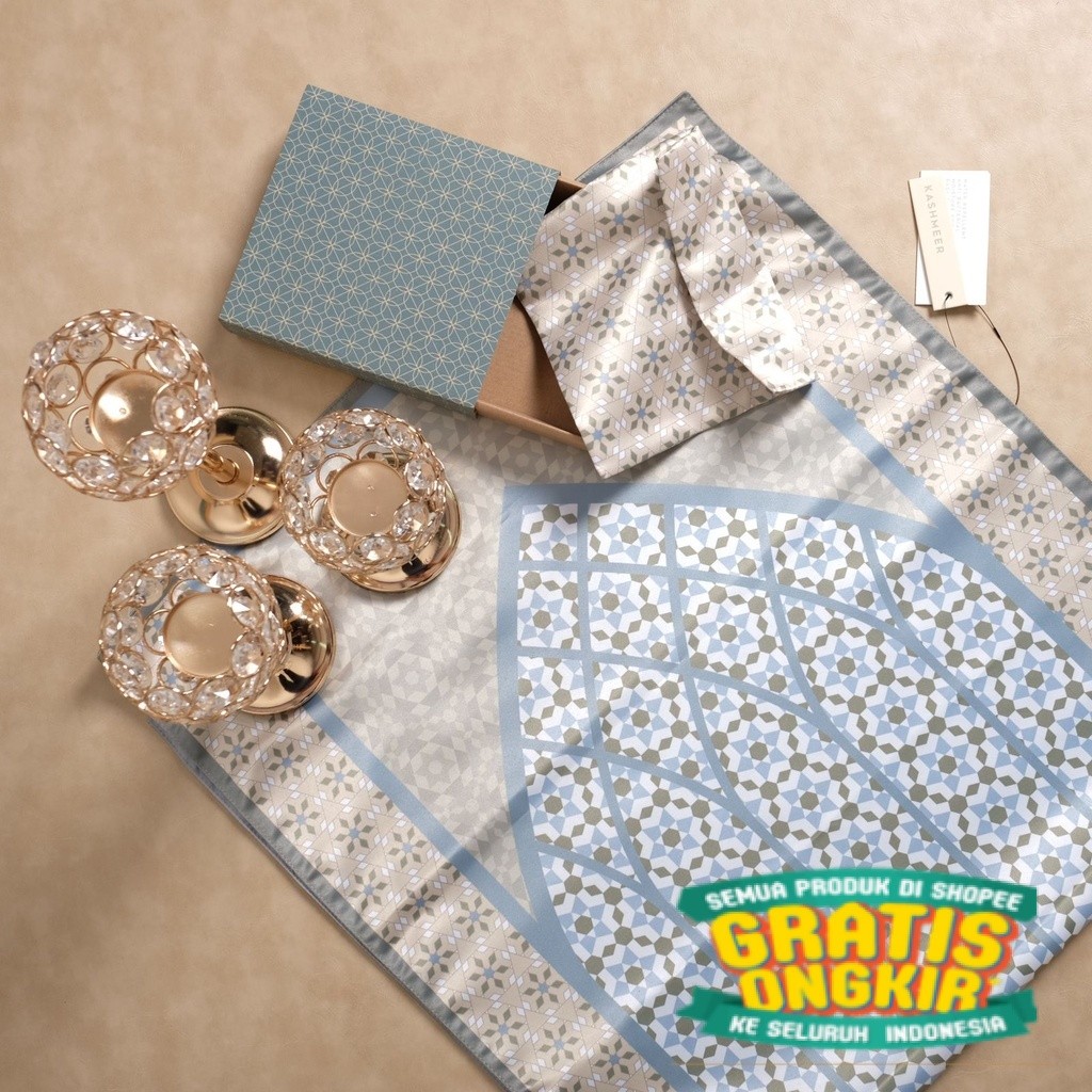 

Sajadah Travel | KASHMEER SATIN SERIES | Sajadah Cantik | Hampers Lebaran/ New kado