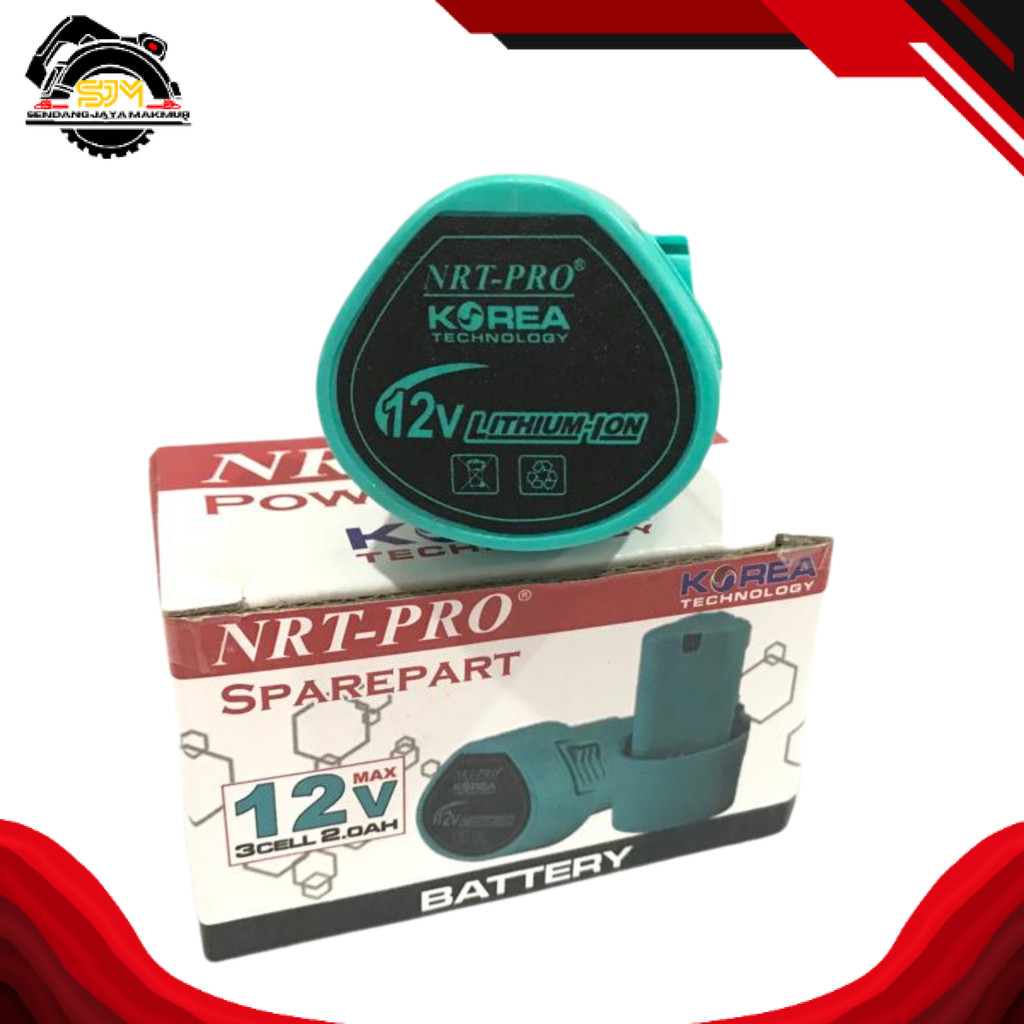 BATTERY BOR CORDLESS 12 V / BATERAI BOR 12 VOLT NRT-PRO