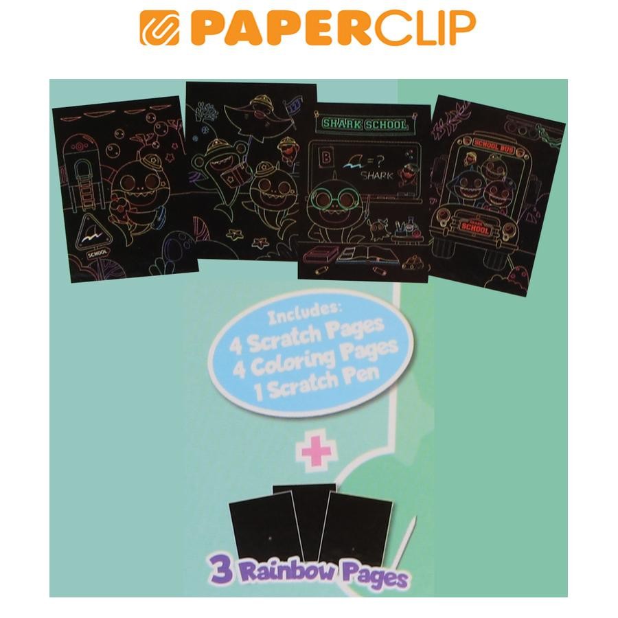 

SCRATCH AND COLORING BOOK ADINATA BABY SHARK 2430-9112