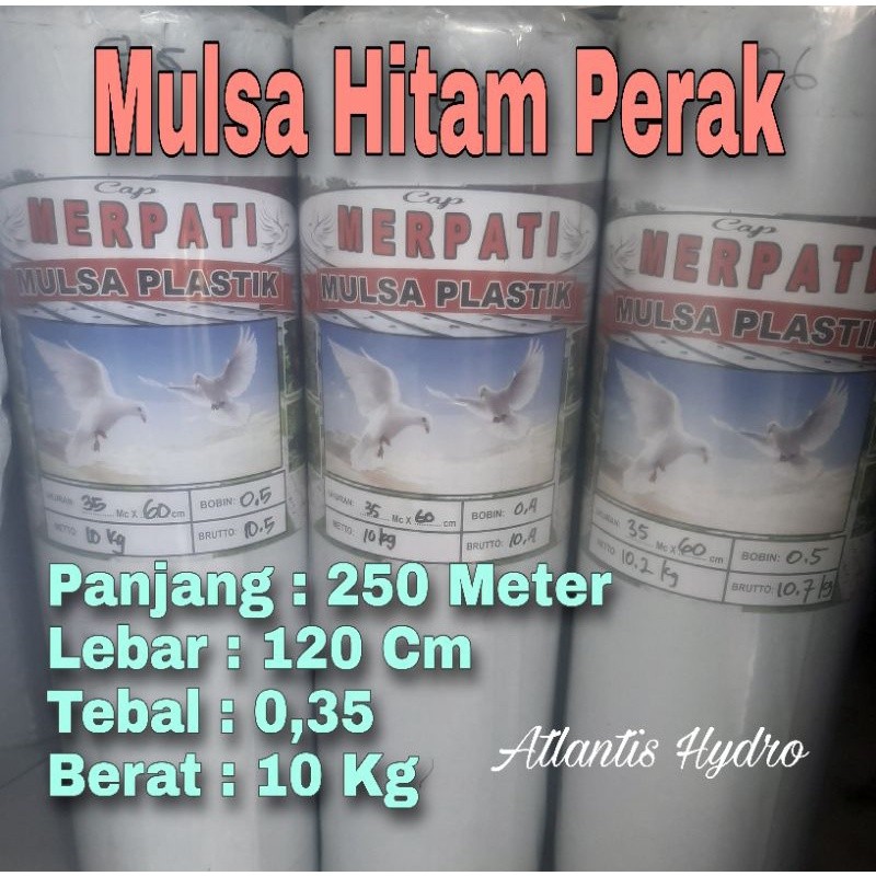 Plastik Mulsa Lebar 1,2 M Panjang 250 M ( 1 Roll ) MURAH 
