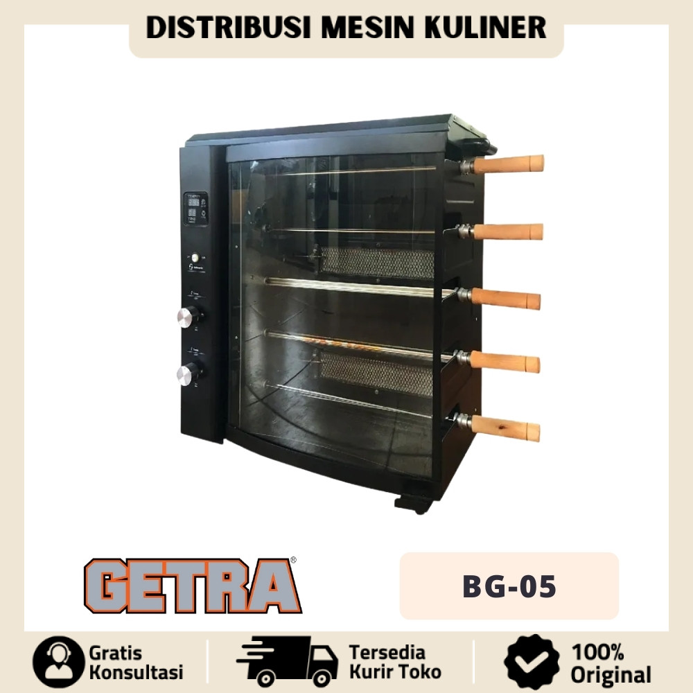 GETRA BG-05 Mesin Panggang Ayam Sistem Putar Gas Rotisseries