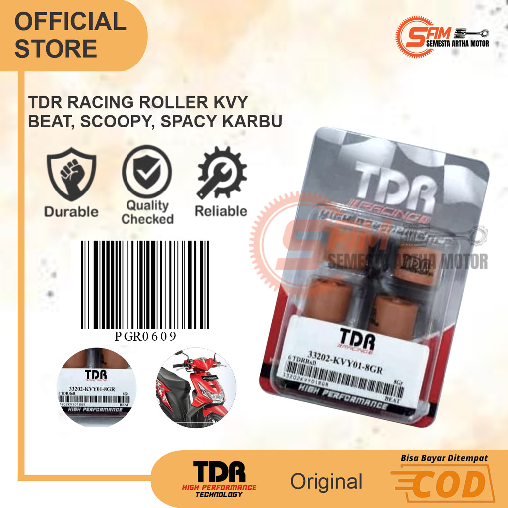 Roller TDR Racing Beat Lama Scoopy Spacy Karbu Karburator Roler Bisa Eceran
