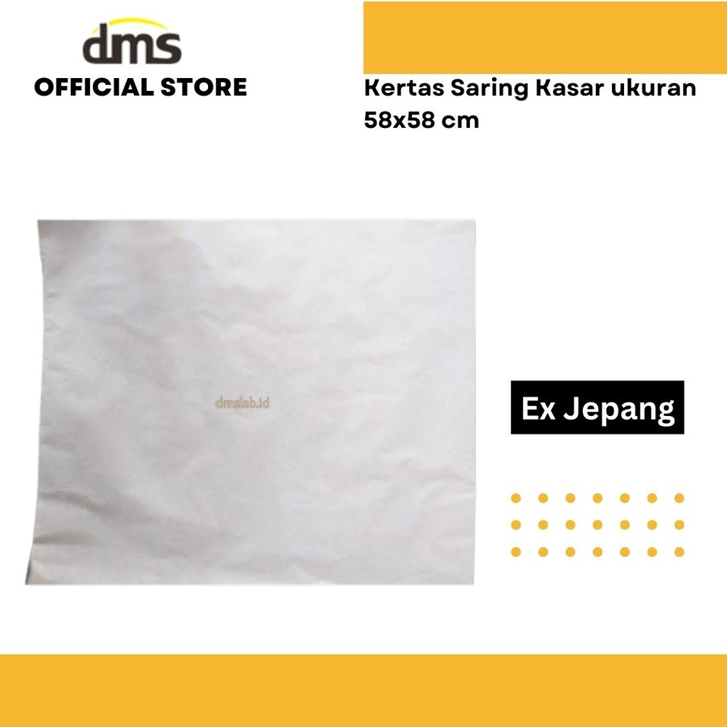 

Kertas Saring kasar 58 x 58 ex Jepang