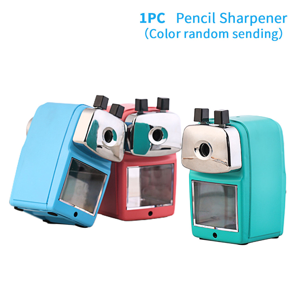 

Pencil Sharpener Home Office Adjustable Thickness Large Capacity Desktop Students Multifunctional For Children Single Hole