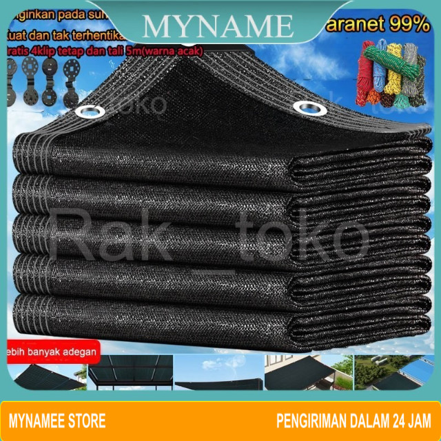NS Paranet 99% Lebar 2-6m Shading Net Anti UV