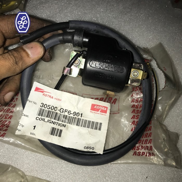 KOIL COIL IGNITION PENGAPIAN HONDA WIN 100 ORIGINAL ASPIRA 30500-GF6-901