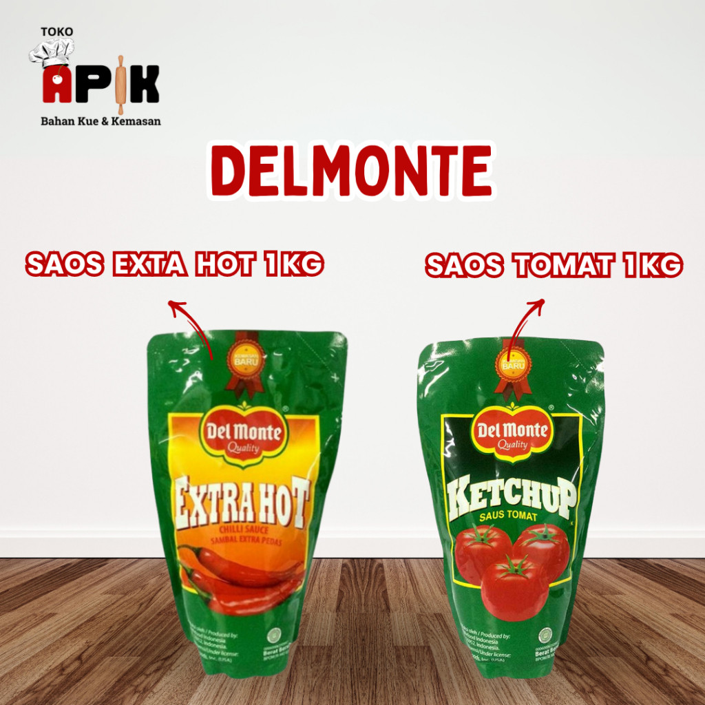 

SAOS / DELMONTE EXTRA HOT / TOMATO POUCH 1 KG
