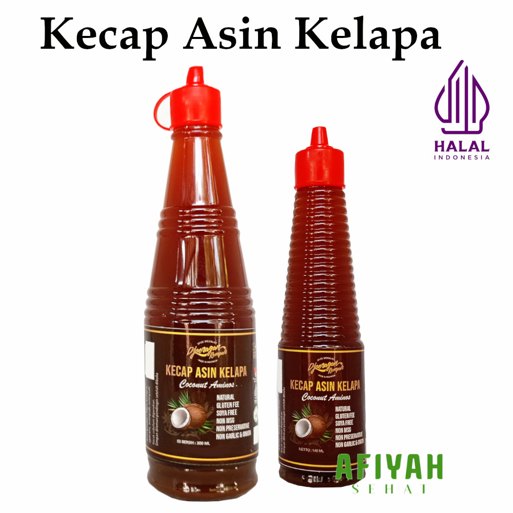 

Kecap Asin Non Kedelai Coconut Aminos Organik dari Djoeragan Rempah - Tanpa Pengawet & MSG Cocok Untuk MPASI