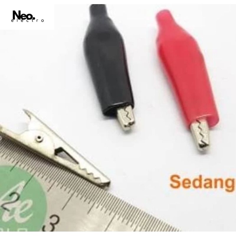 capit buaya aligator clip ukuran sedang