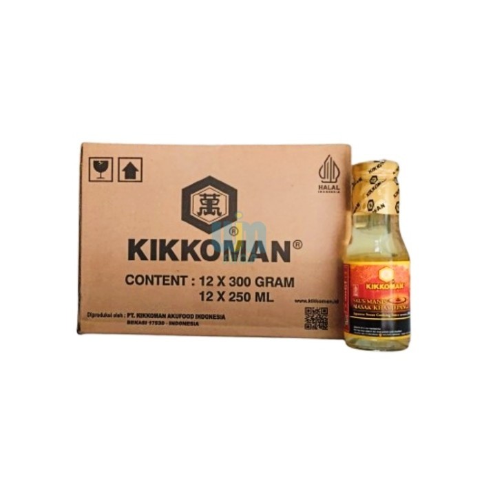 

Kikkoman Mirin Japanese Sweet Cooking Botol 250ml x12 Pcs HALAL