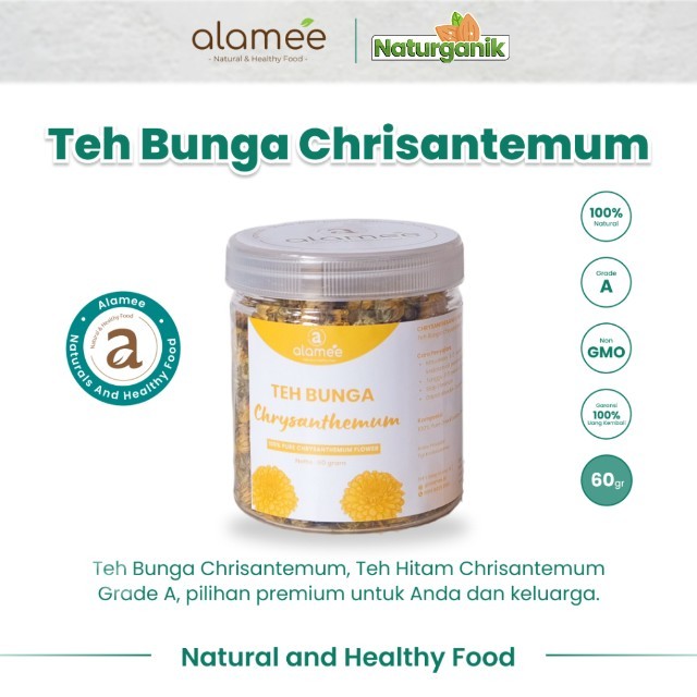 

ALAMEE Teh Bunga Chrysanthemum Tea Krisan Emas Golden Crysant Alami Organik Crysanthemum Premium Naturganik