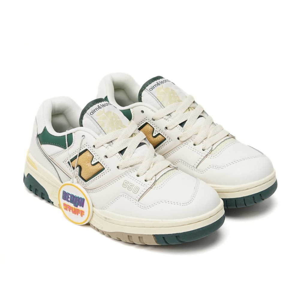 550 Aimé Green Yellow "SKU BB550A2"  Unisex Original 100% Authentic  Berlinstuff