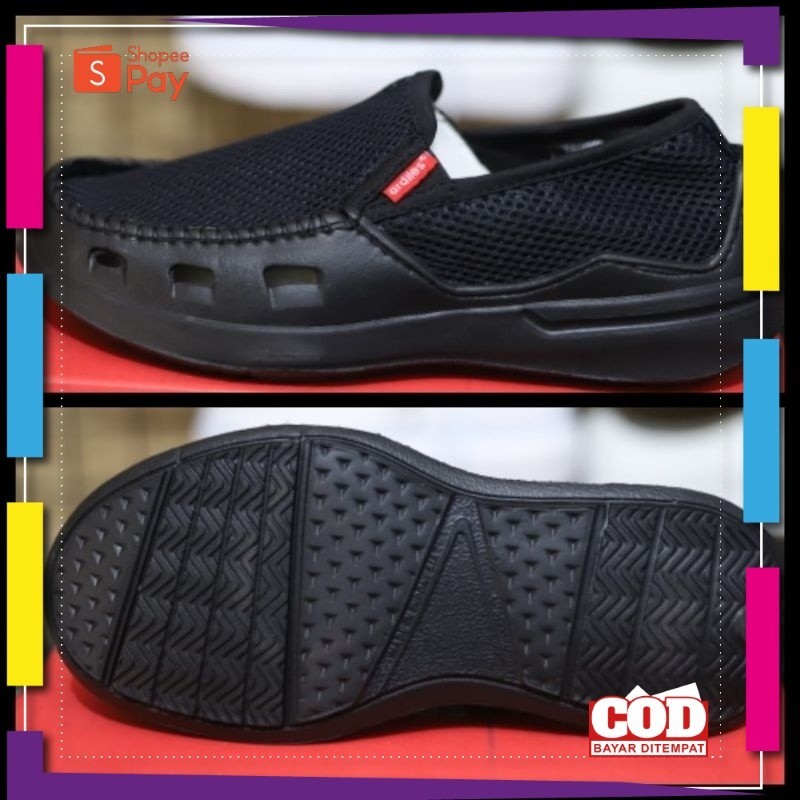UKURAN SIZE 37 38 39 40 41 42 43 44 45 / Sepatu slip on pria ardiles sepatu hitam ardiles original