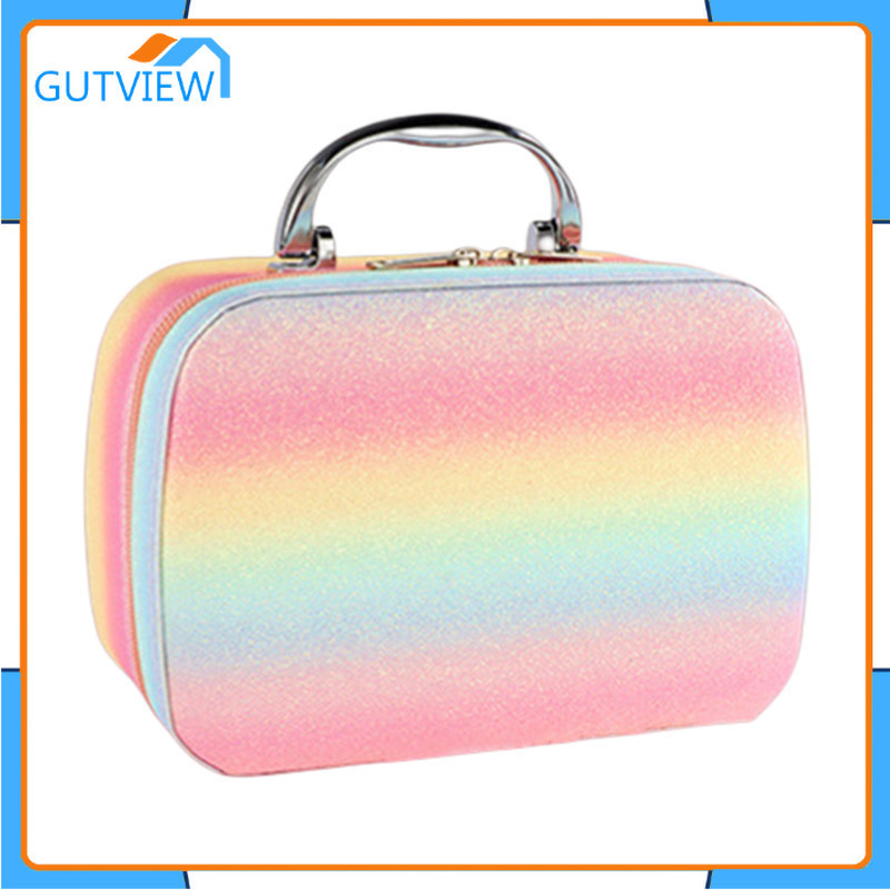 【Ready】Unicorn Pelangi Tas kosmetik children pretend play Make up anak alat dandan anak bisa dihapus