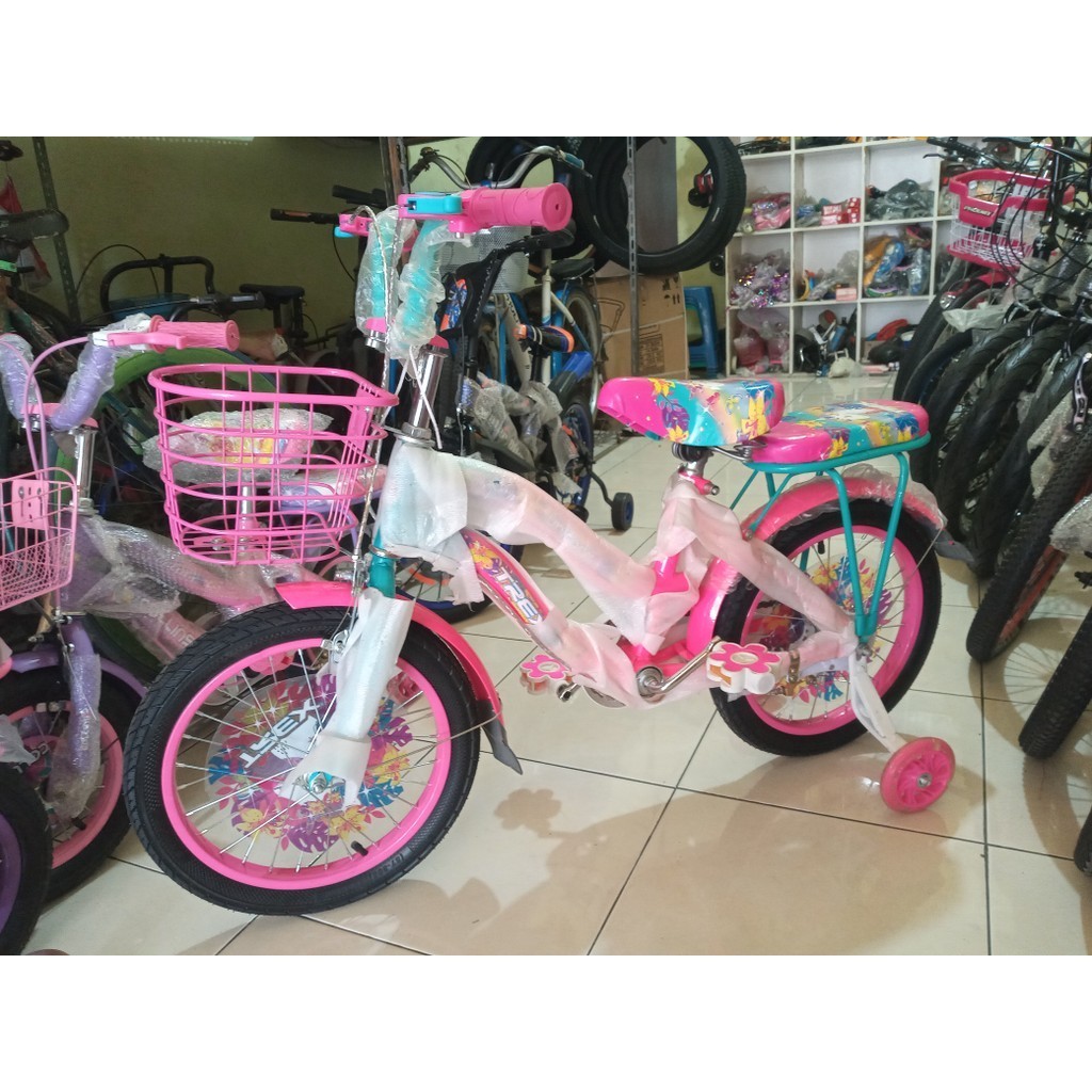 Sepeda Mini 16 Trex Warna Pink Lucu Terbaru