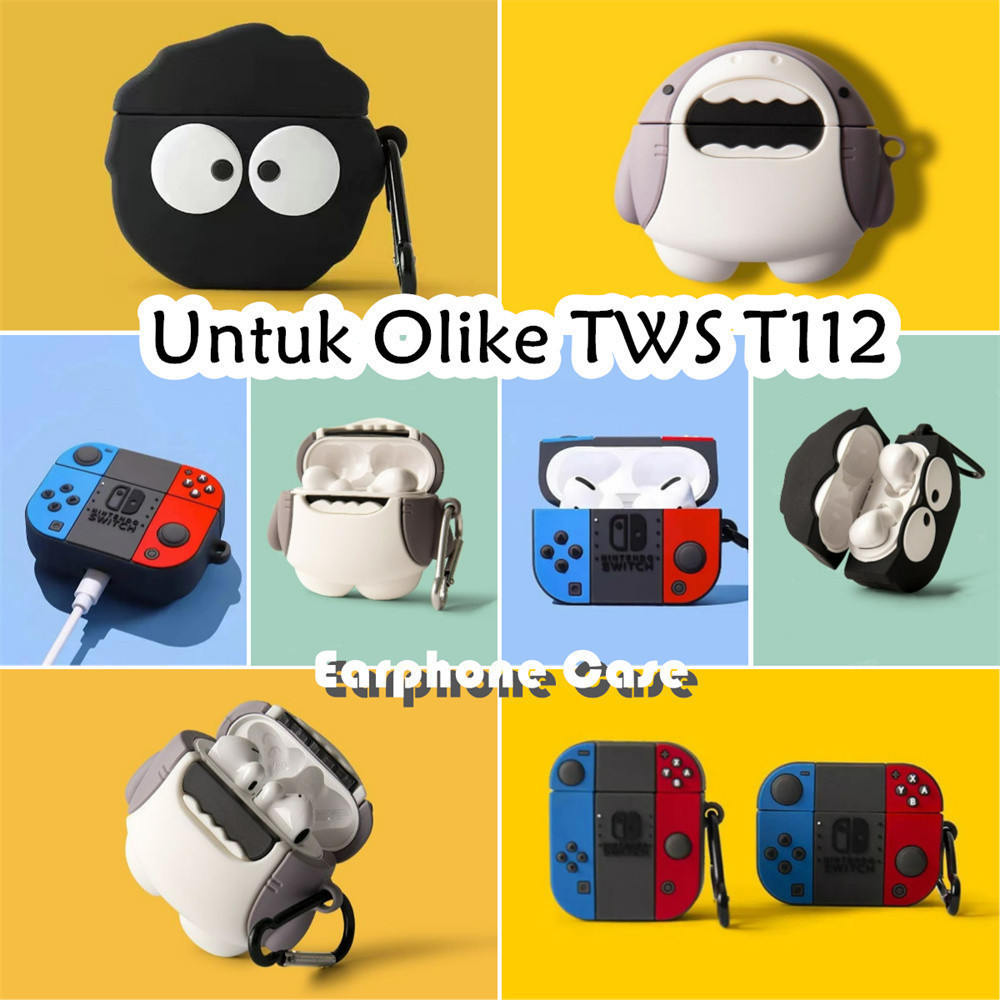 【variety】Untuk Olike TWS T112 Case Kreatif Kartun Permainan Soft Silikon Earphone Case NO.2