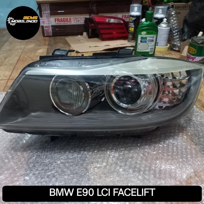 Headlamp Lampu Depan BMW E90 LCI facelift kiri original