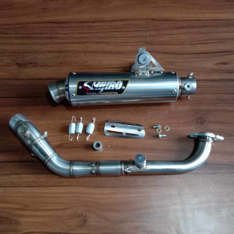 Knalpot New N-max 2020 type M4 Shijiro Racing Original