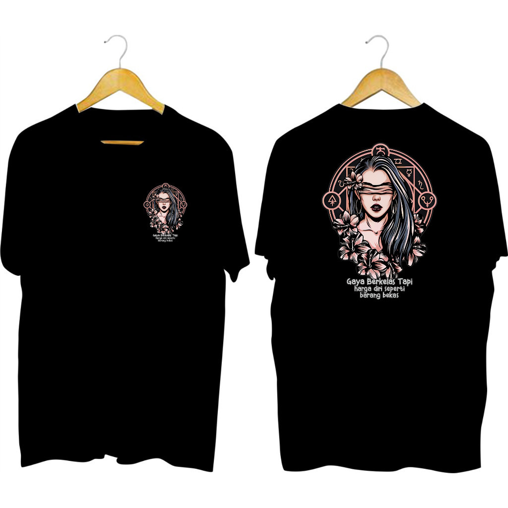 kaos pria kaos gaya berkelas tapi harga diri seperti barang bekas atasan pria