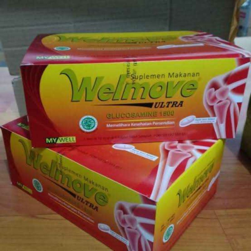 (ORIGINAL) Welmove Ultra 1 Jual Ecer Per Strip Isi 5 Kaplet / Welmove Merah Suplemen Untuk Kaku & Ny
