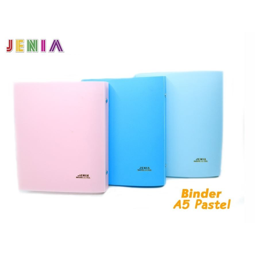 

BINDER NOTE A5 JENIA (WARNA PASTEL)