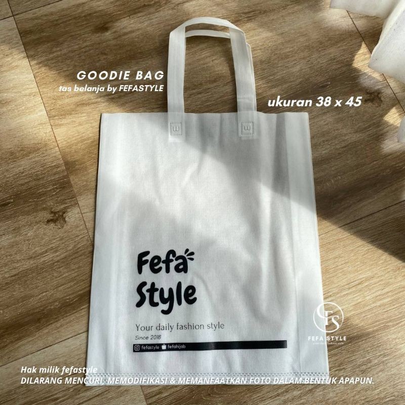 

FEFA STYLE - GOODIE BAG / TAS SPUNBOND