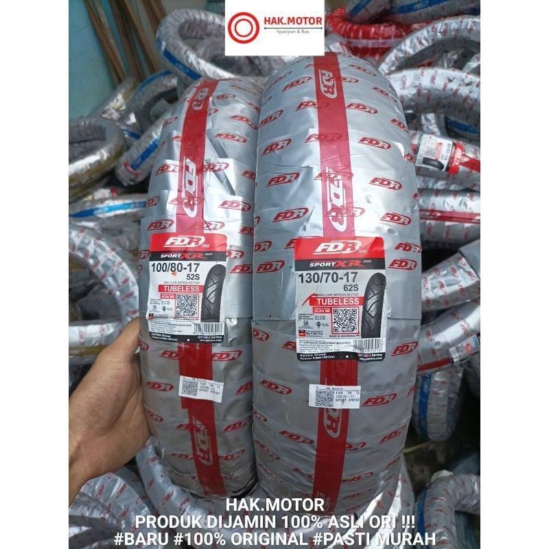 April Super Flsh Sale SEPASANG BAN TUBLES SPORT ( BYSON, CBR , NINJA 250 dll. ) FDR SPORT XR EVO ( 1