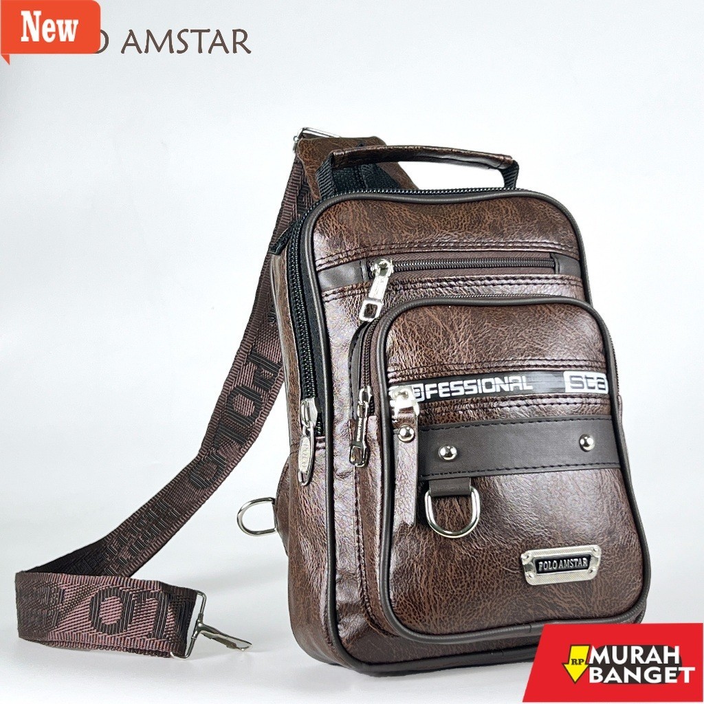 Tas selempang pria viral- Tas Selempang Pria Slingbag POLO AMSTAR Original