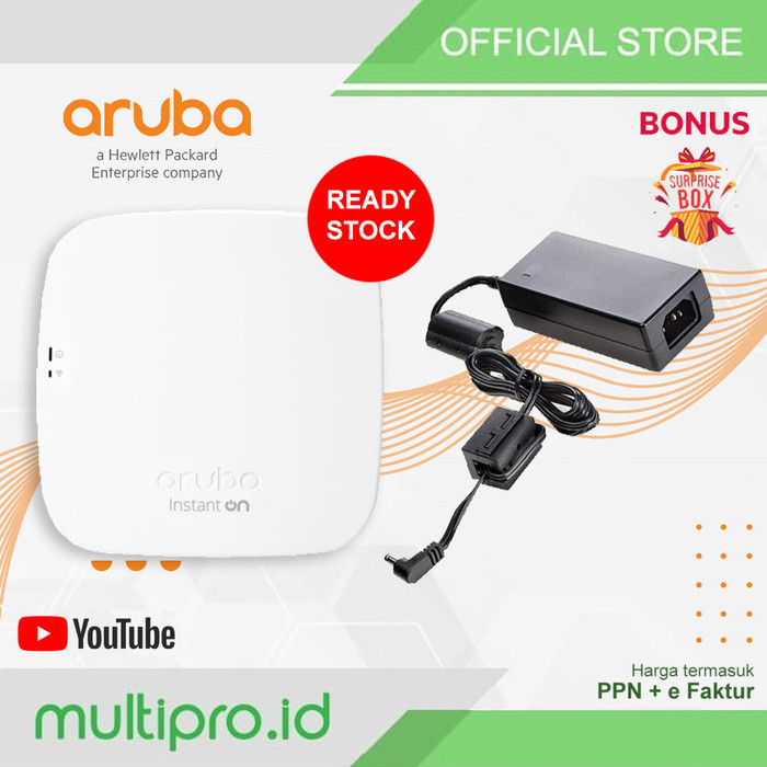 Aruba R3J22A Instant On AP11 (RW) Indoor AP include DC Power Adapter