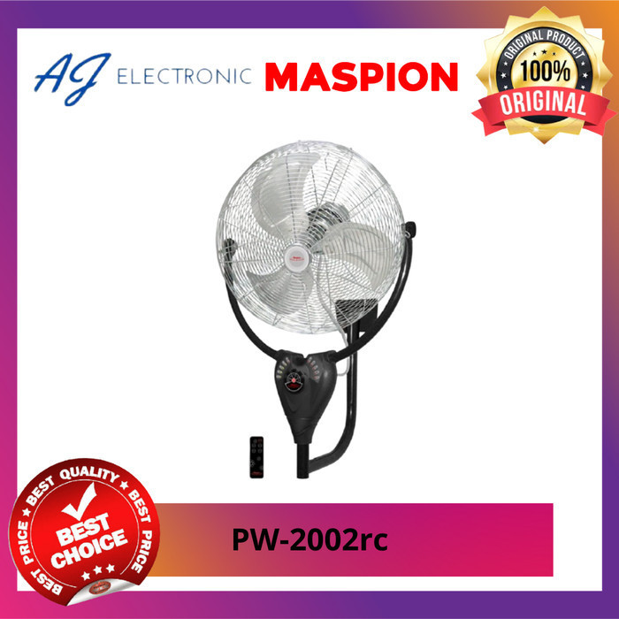 KIPAS ANGIN MASPION PW-2002RC / PW2002RC / PW-2002 , Kipas 20 inch