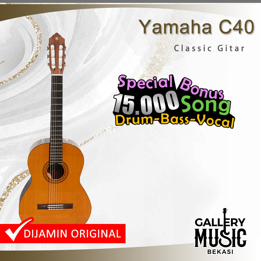 Yamaha C40 Gitar Klasik Original / C 40 Classic Guitar