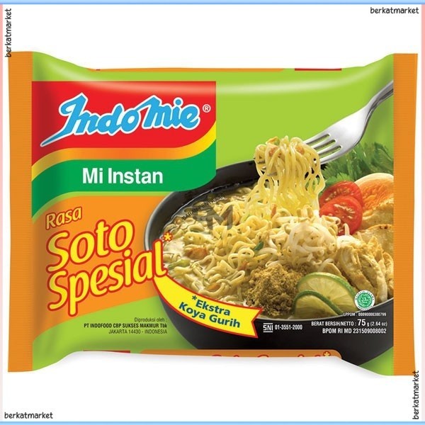 

Indomie Mie Instant Mi Instan Kuah Soto Spesial Special Promo Murah 70 78 Gr