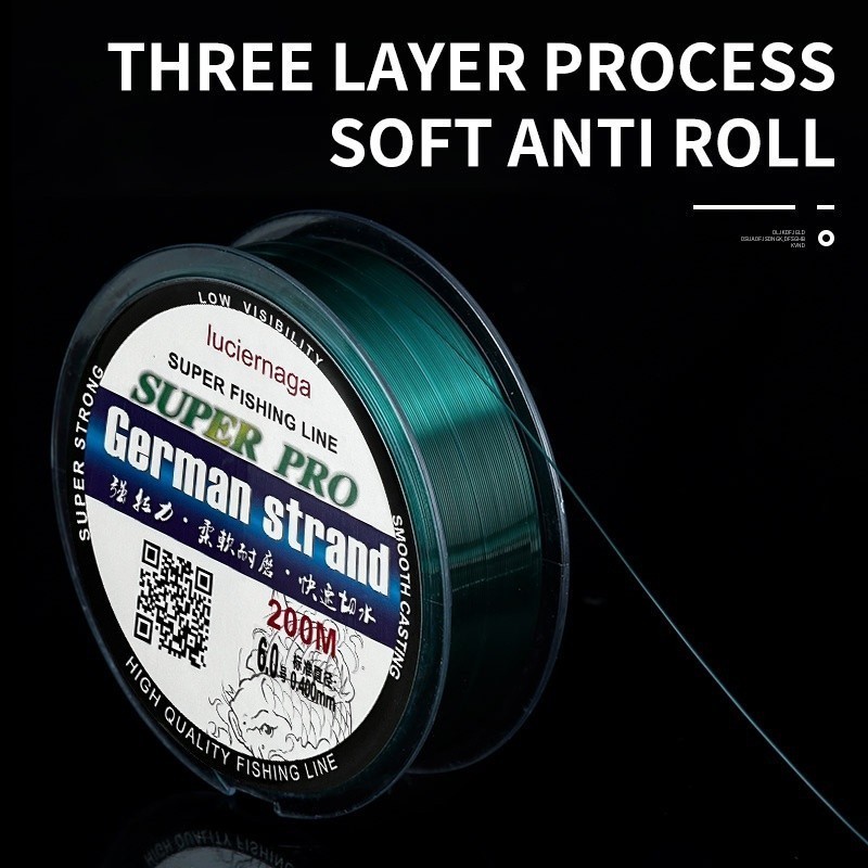 LUC Senar Pancing 200 Meter Senar Utama Senar Pancing Taiwan Senar Pancing Sub Senar Pancing Ketegan