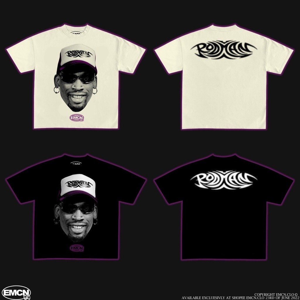 【ORIGINAL】 Halftonic Big Head Tee Rodman Trucker