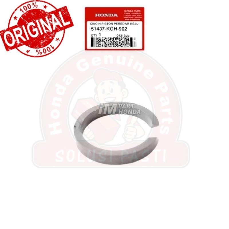 Original  Ring Piston Shock Depan CS1  51437-KGH-902 51437KGH902 Jaminan 100% Asli Honda ~`
