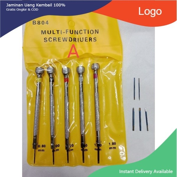 Obeng servis jam obeng 1Set obeng mesin jam tangan