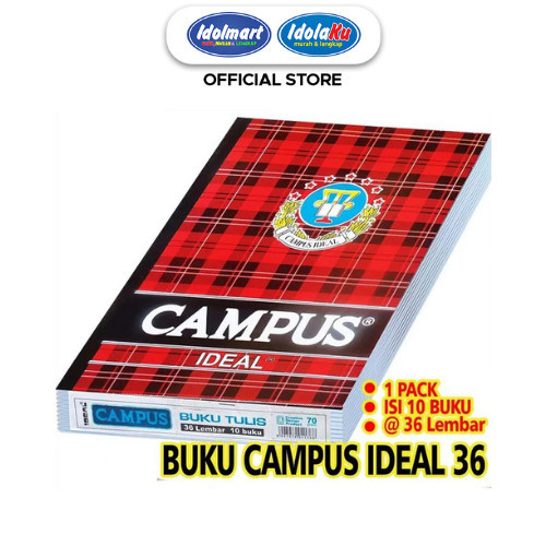 

IDOLMART Buku Tulis Campus Ideal isi 36 Lembar