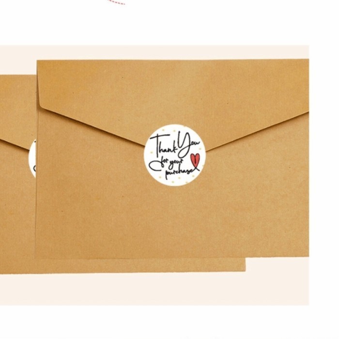 

Sticker Thank You For You Purchase isi 500 Stiker Vinyl Rol Murah