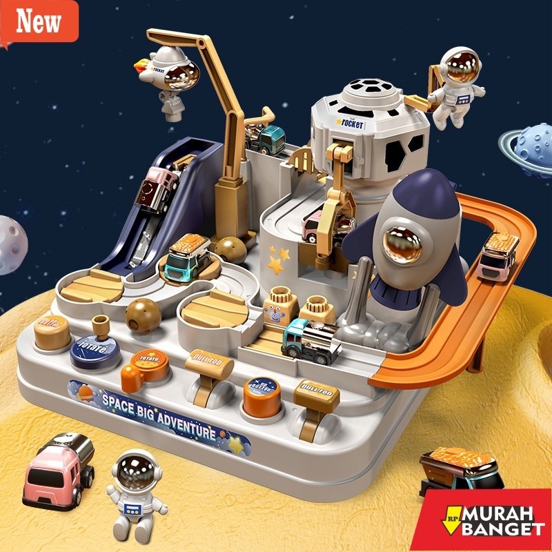 mainan anak robot yang lagi viral- GU Car Adventure Brain Game Mainan Edukasi Anak