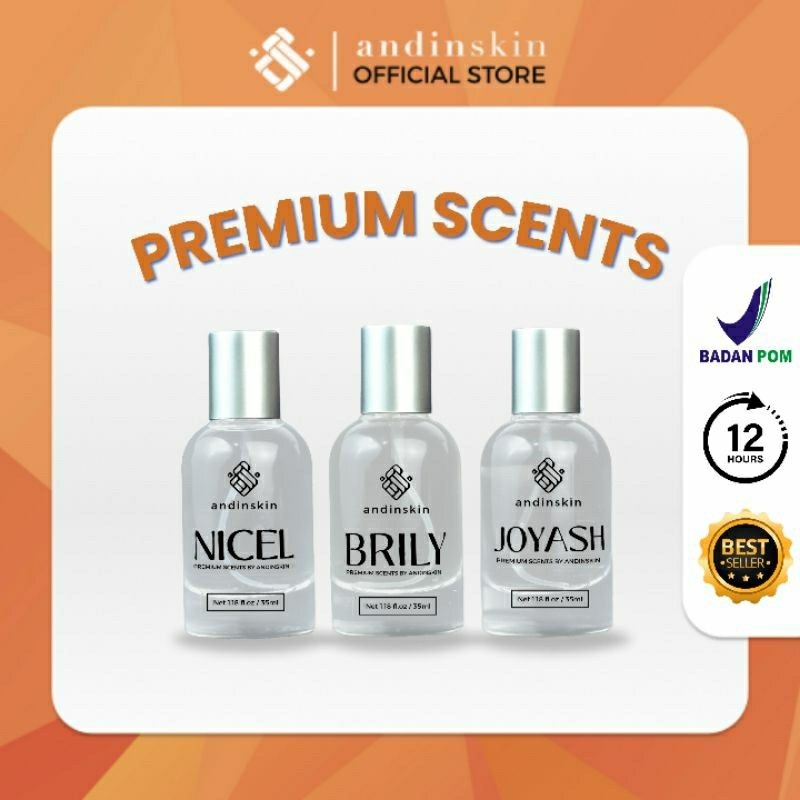 PRODUK TERBARU # Andinskin New Premium Scents By 30ml - Non Box Parfum BPOM Original