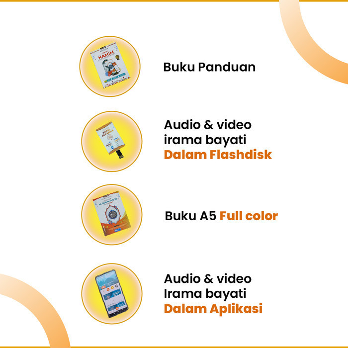 Terlaris ✨ -HAMIM PAKET B (buku+aplikasi+flashdisk) metode menghafal al-quran